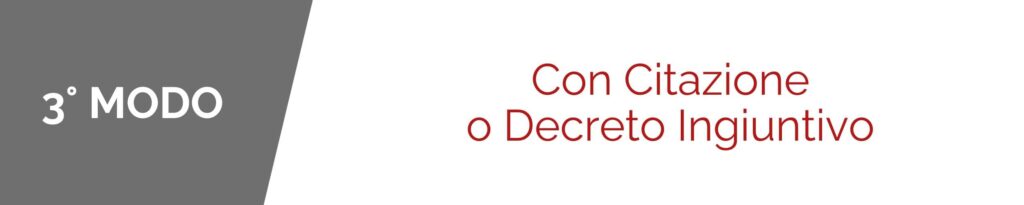 Come evitare la prescrizione dei crediti commerciali - terzo modo